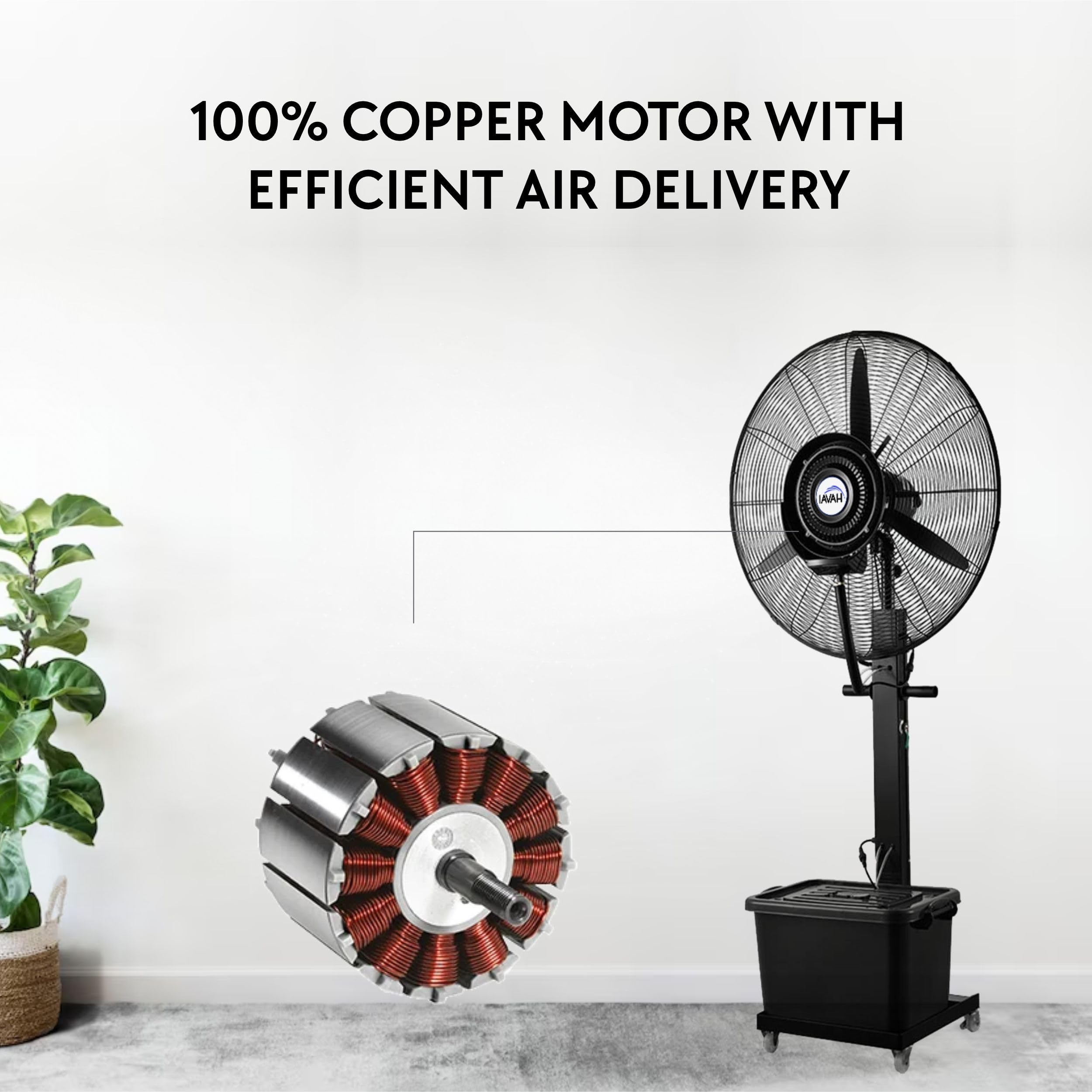 Livpure Koolbliss Desert Air Cooler - 88 L | 190W Motor with Thermal Overload Protection | Big Ice Chamber | Antibacterial Honeycomb Pads | Inverter Compatibility | 2 Years Warranty on Motor | - Image 4